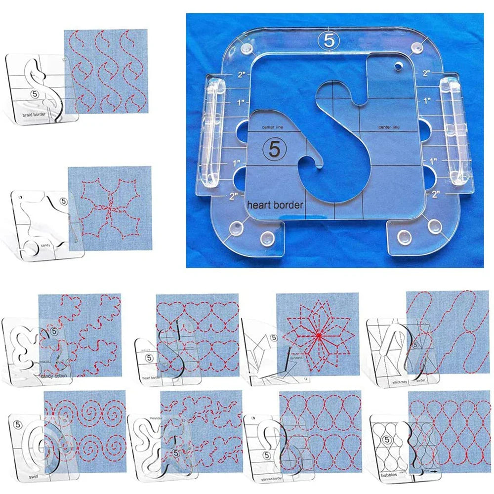 QuiltEase – Motion Quilting Template Set