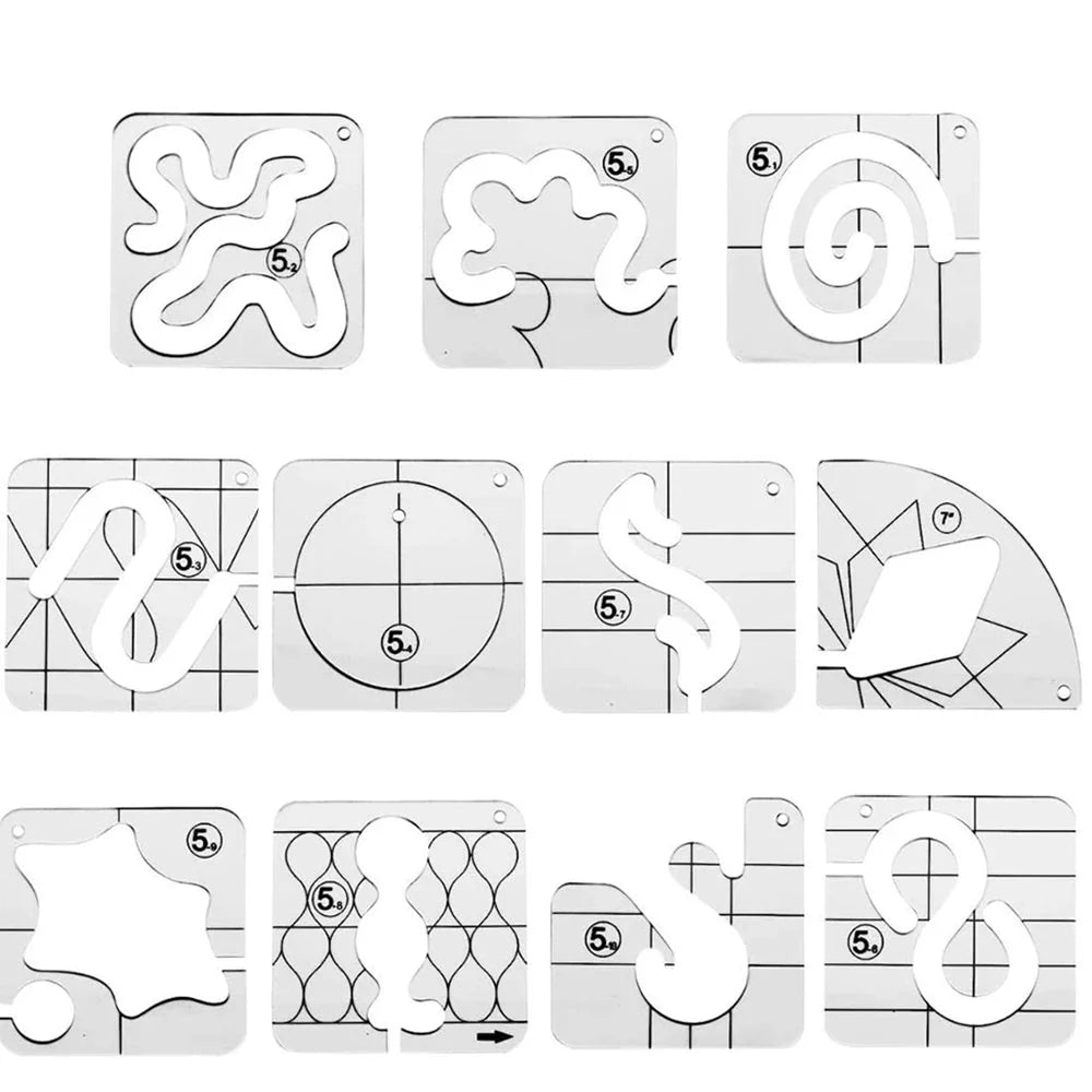 QuiltEase – Motion Quilting Template Set