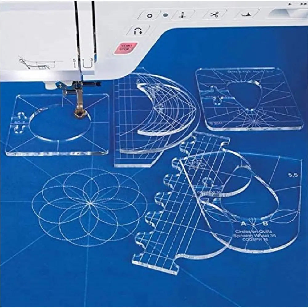 QuiltCraft – Patchwork Ruler and Quilting Set