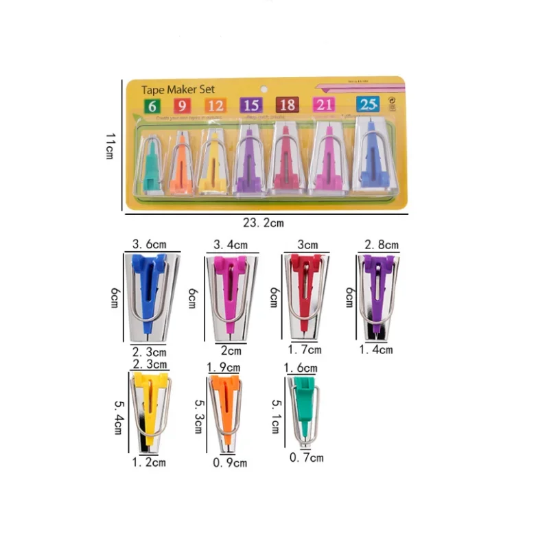 TapeEase – Bias Tape Maker Set