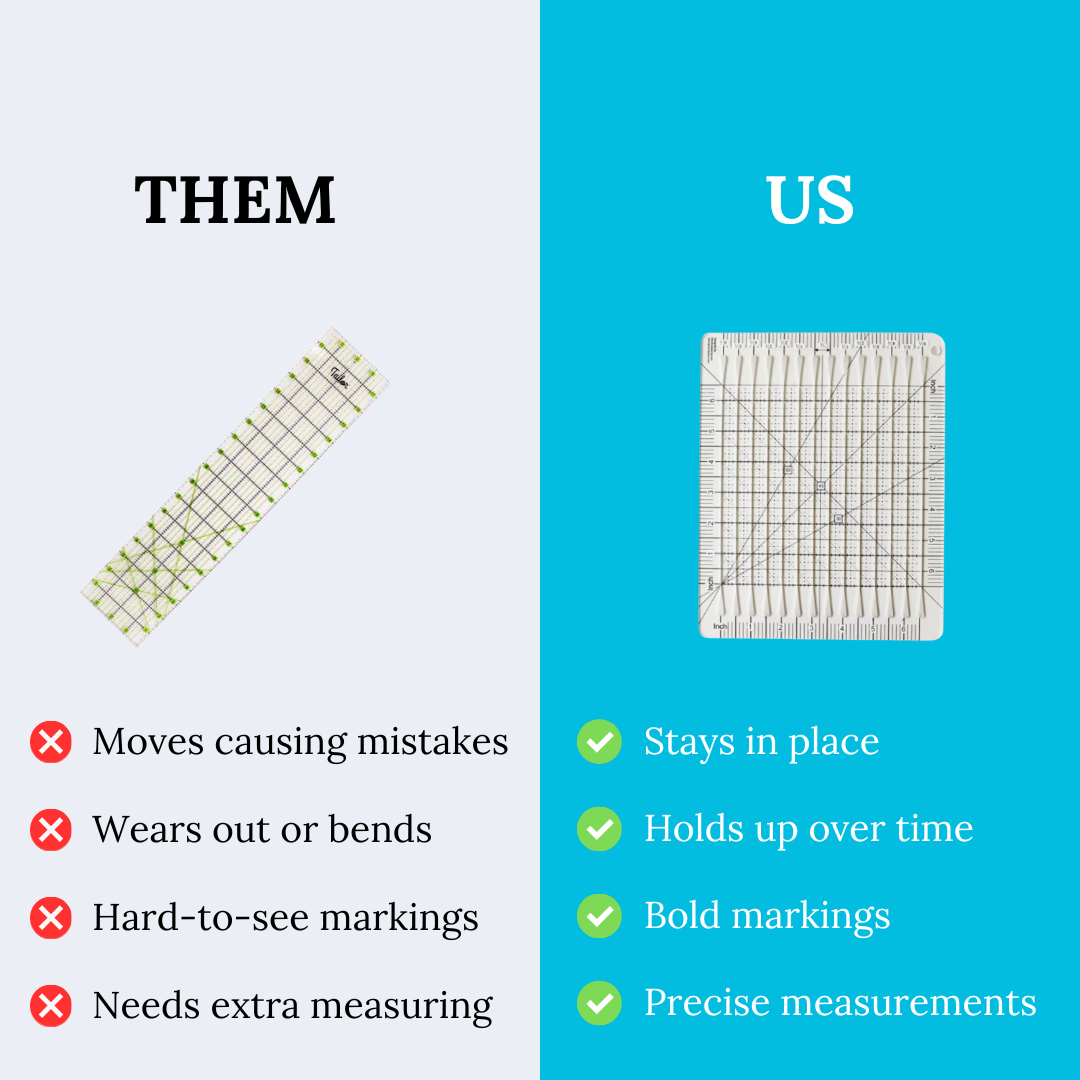 5 In 1 Quilt Cutting Template
