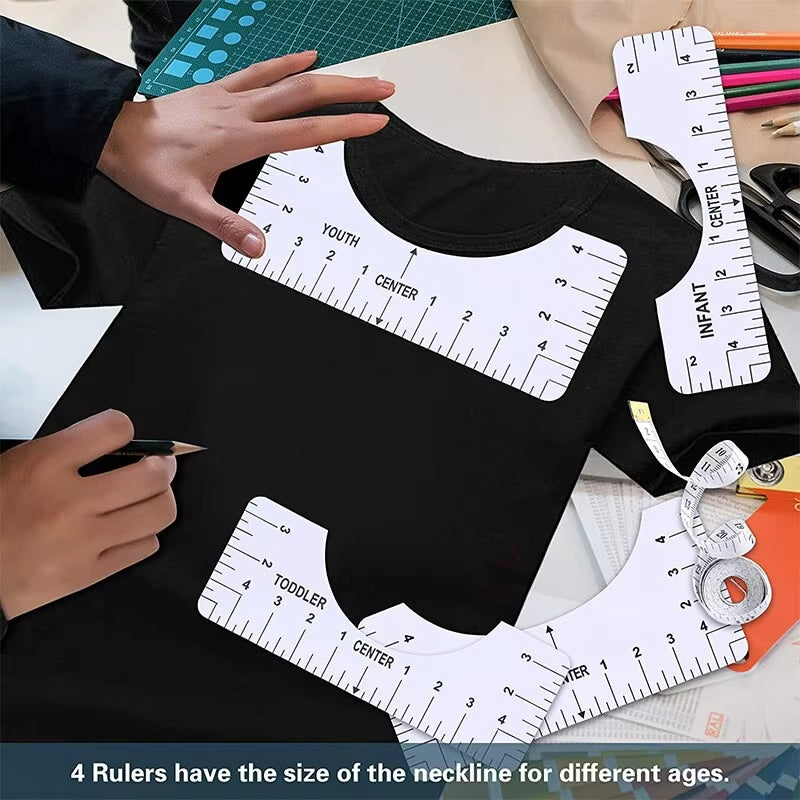 AlignPro – T-Shirt Alignment Ruler Set