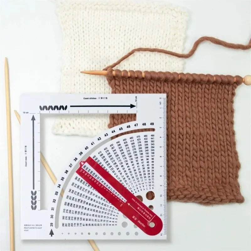 KnitCount – Knitting Gauge Ruler & Row Counter