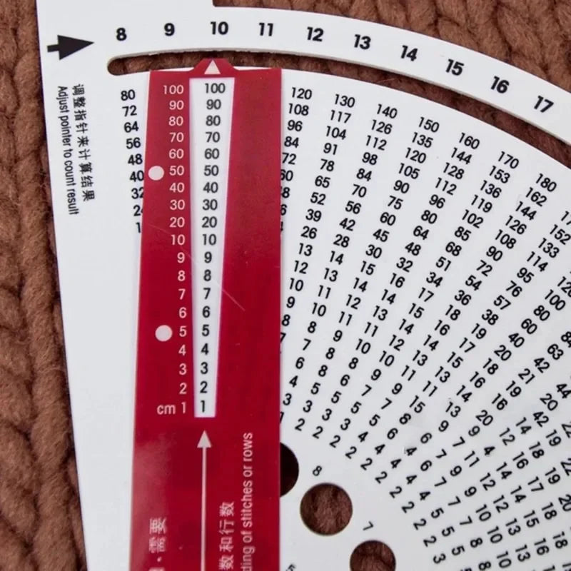 KnitCount – Knitting Gauge Ruler & Row Counter
