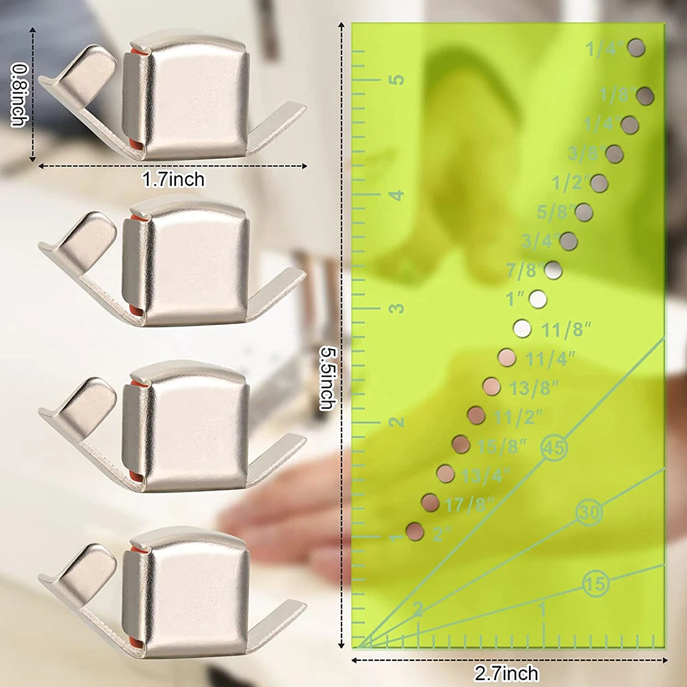 SewGuide – Magnetic Seam Guide with Ruler
