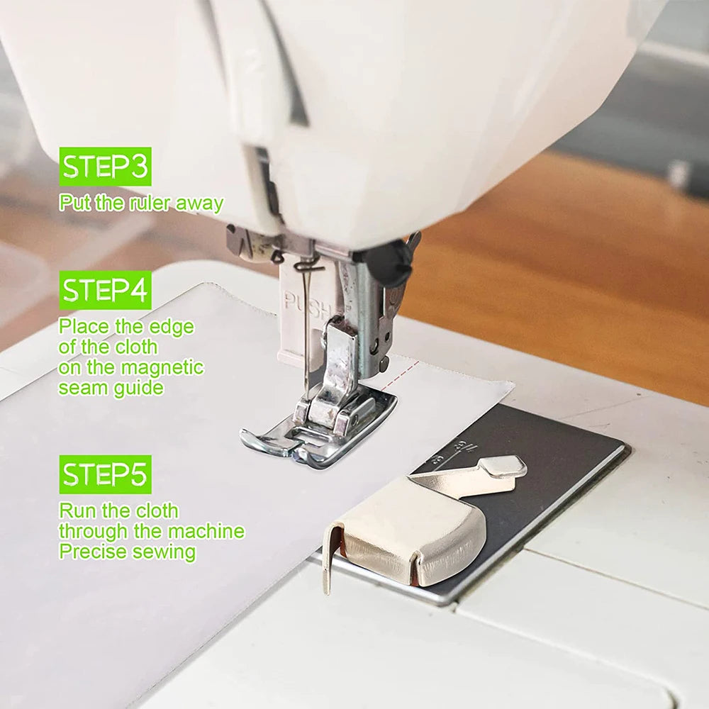 SewGuide – Magnetic Seam Guide with Ruler