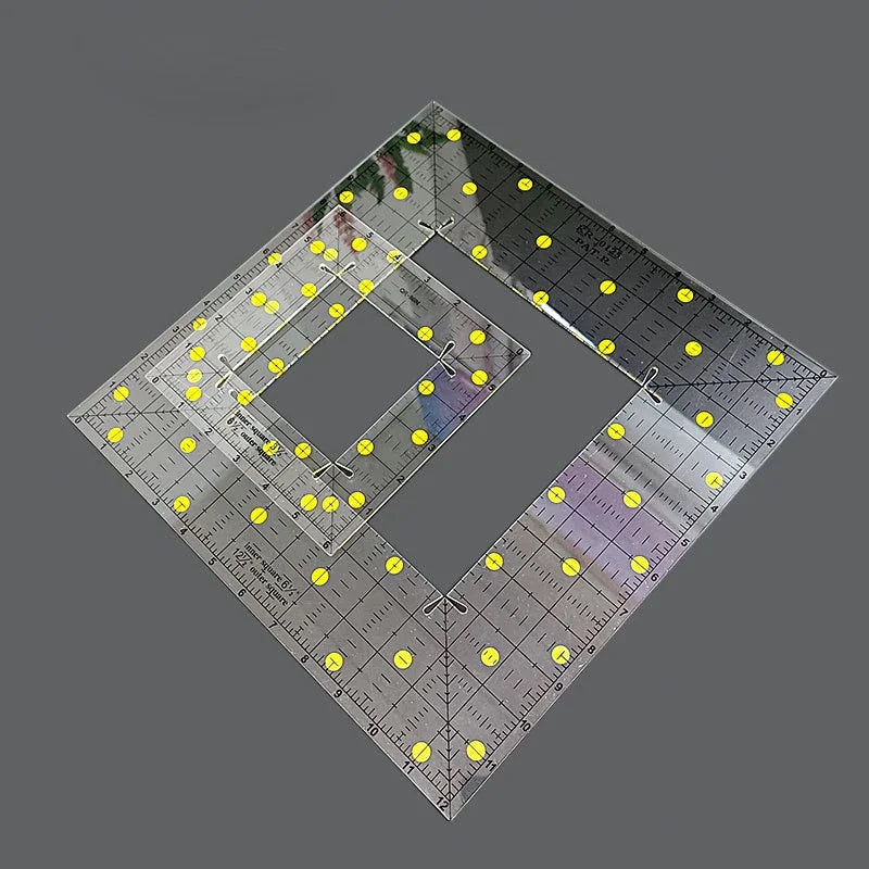 QuiltAlign – Acrylic Square Patchwork Ruler