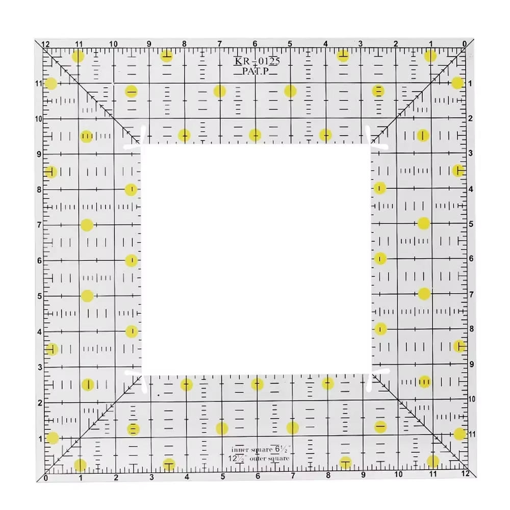 QuiltAlign – Acrylic Square Patchwork Ruler