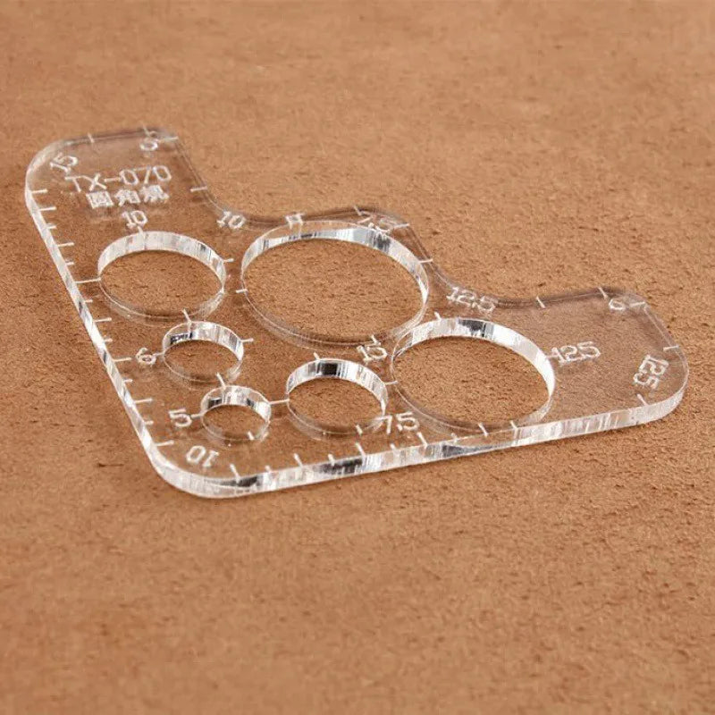 EdgeCurve – Acrylic R-Shaped Corner Cutter Template