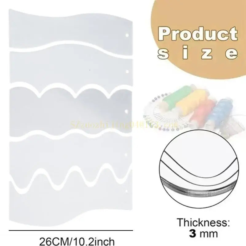 QuiltWave – Acrylic Quilting Ruler Set