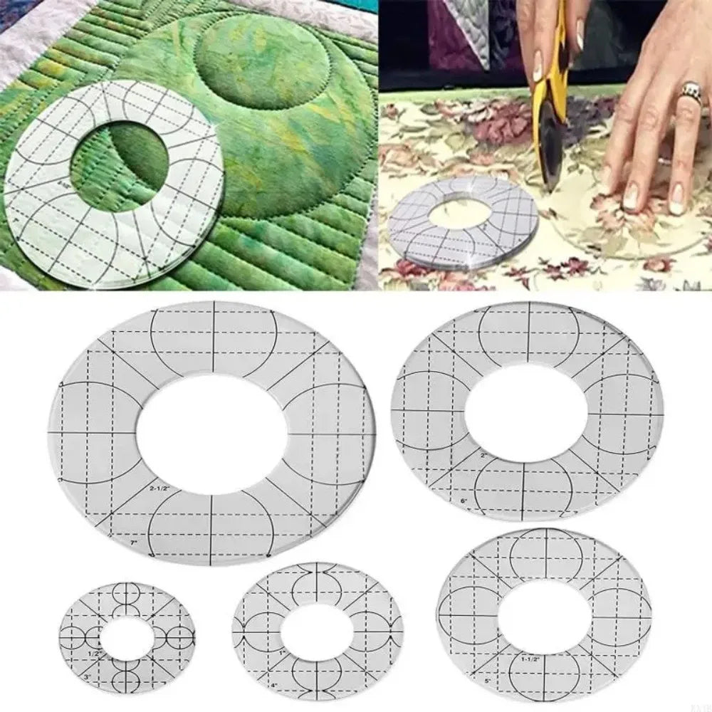 StitchGrid – Acrylic Patchwork Ruler Set