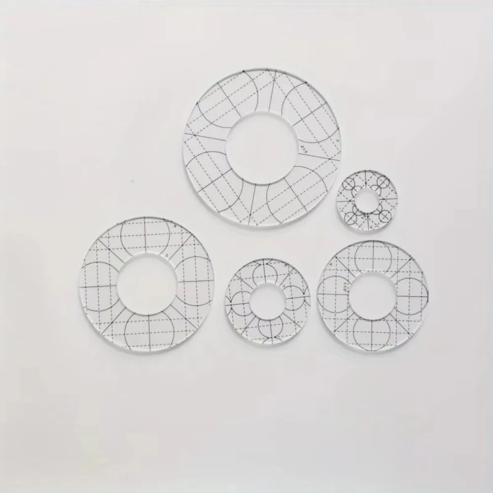 StitchGrid – Acrylic Patchwork Ruler Set