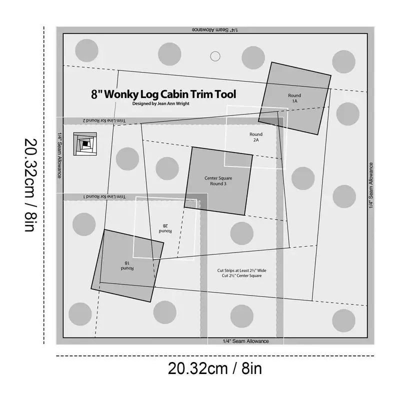 PatchPerfect – Acrylic Quilting Template Ruler