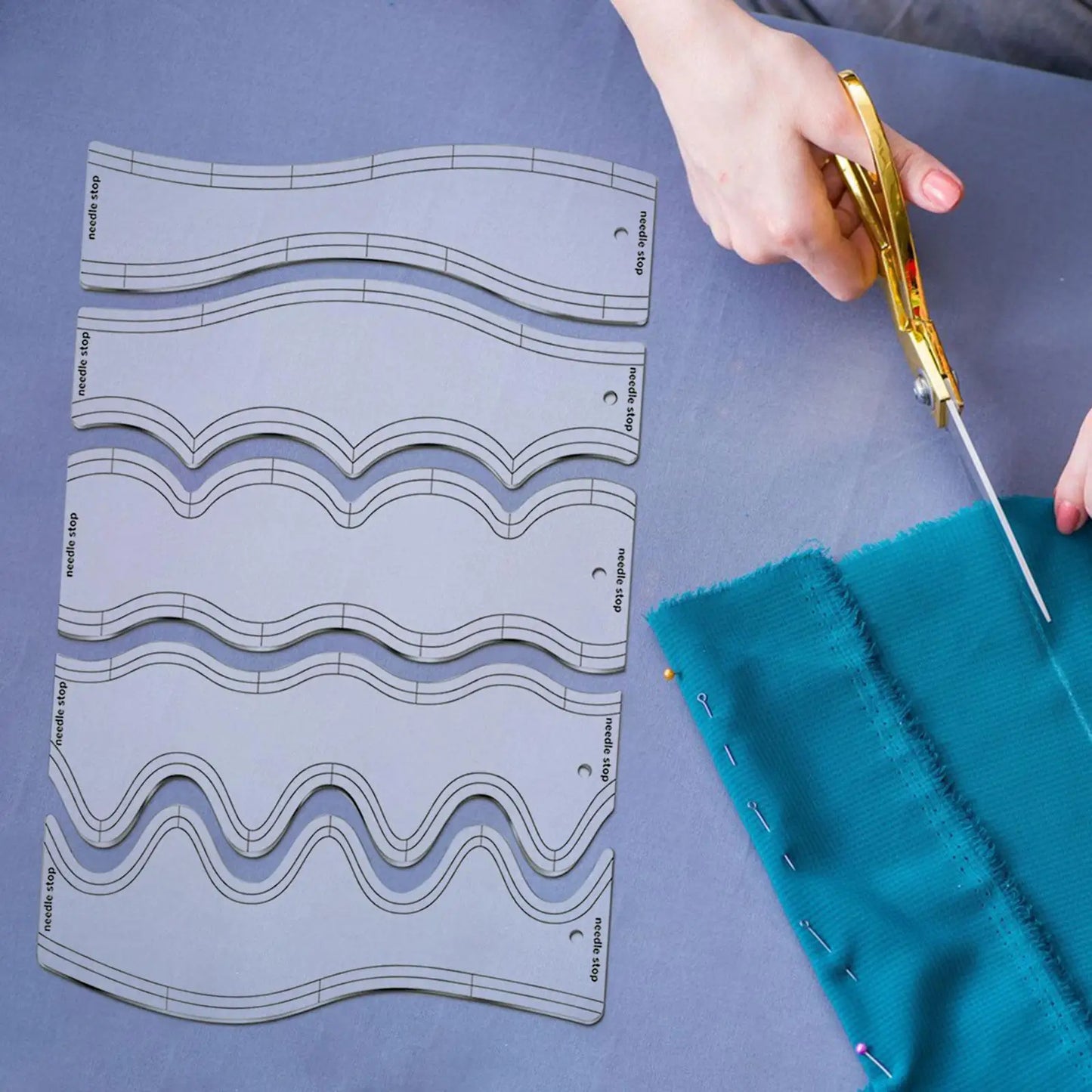 StitchCurve – 5pcs Quilting Ruler Set