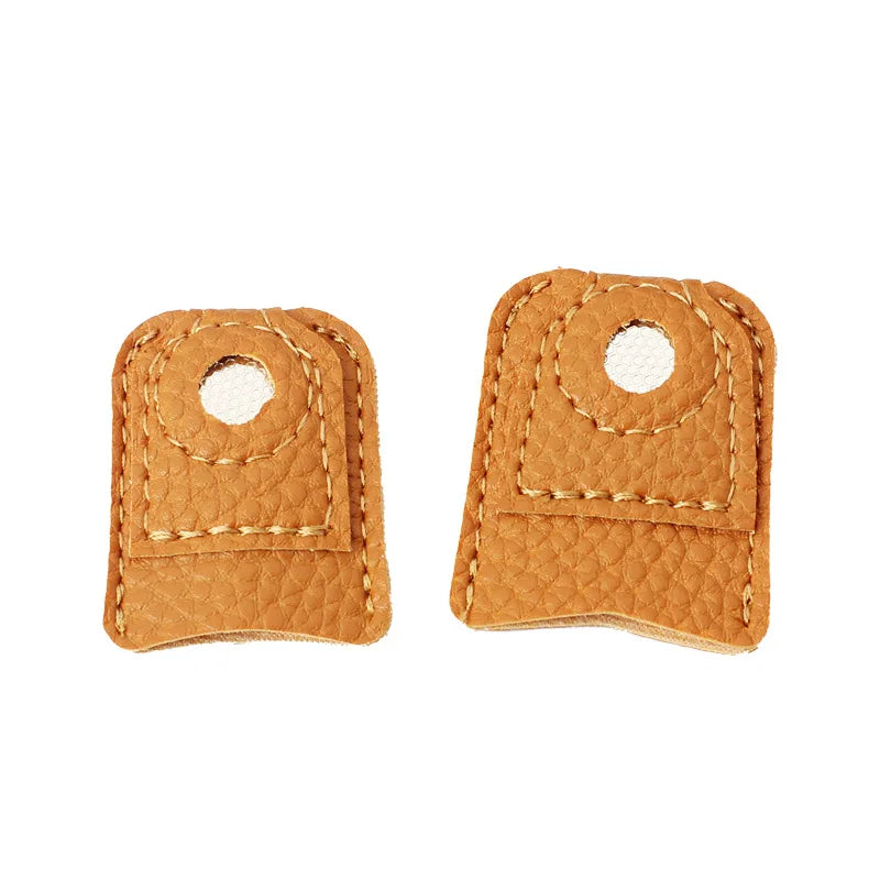 ThimbleGuard – Leather Finger Protector for Sewing