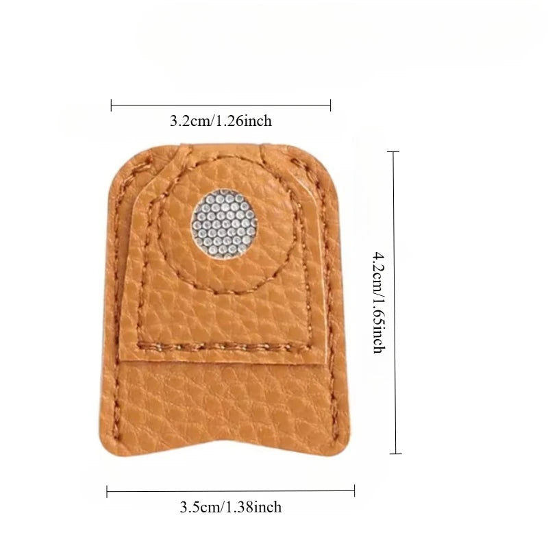 ThimbleGuard – Leather Finger Protector for Sewing