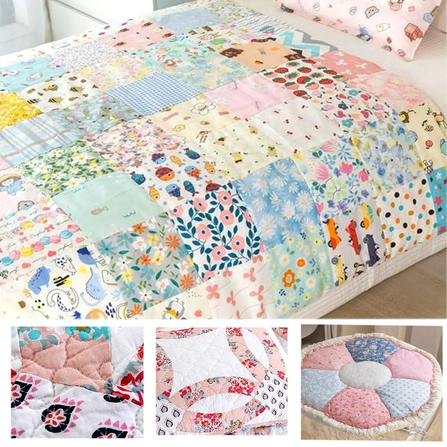 QuiltEase – 8 Inch Acrylic Quilting Ruler