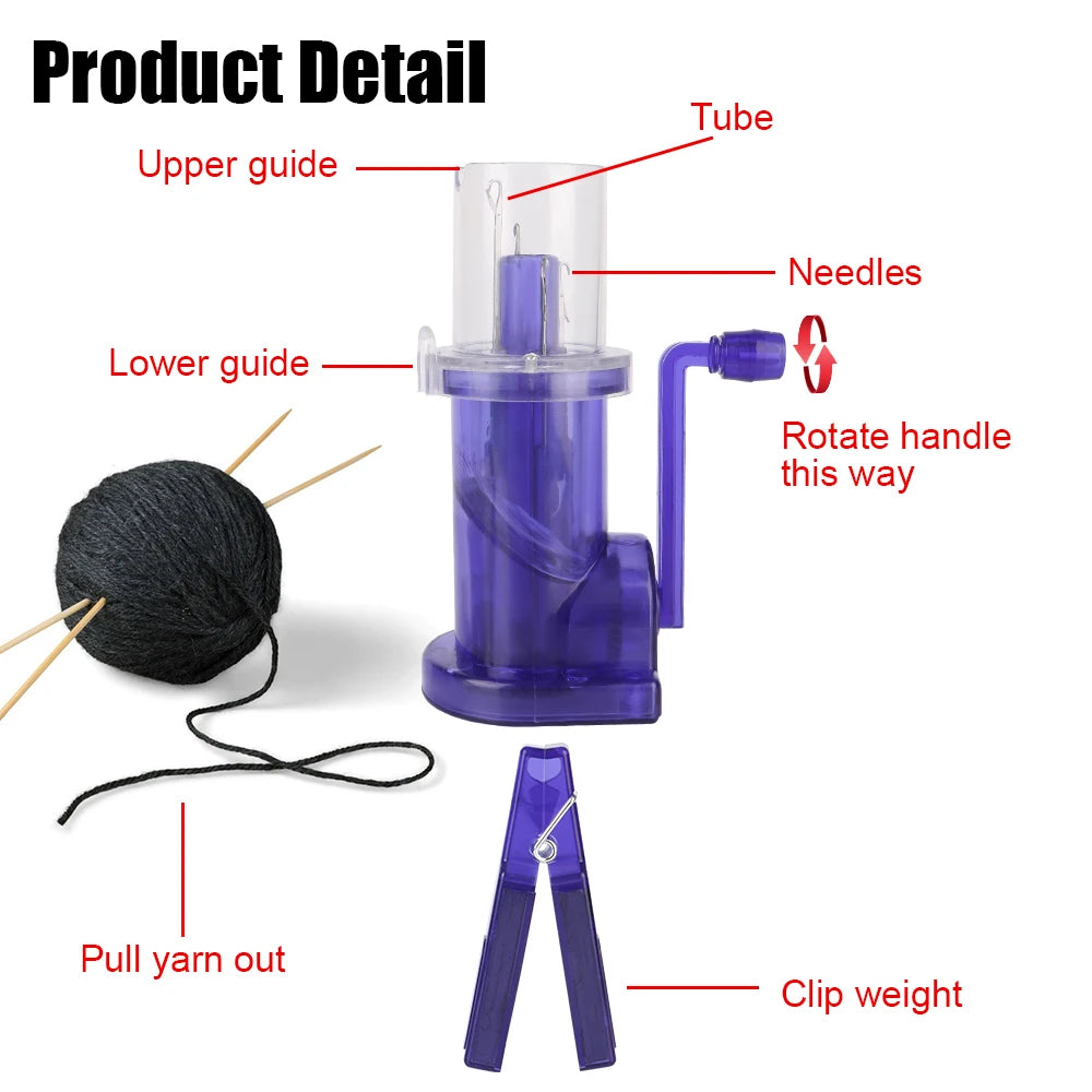 KnitCraft – Portable Hand Knitting Machine
