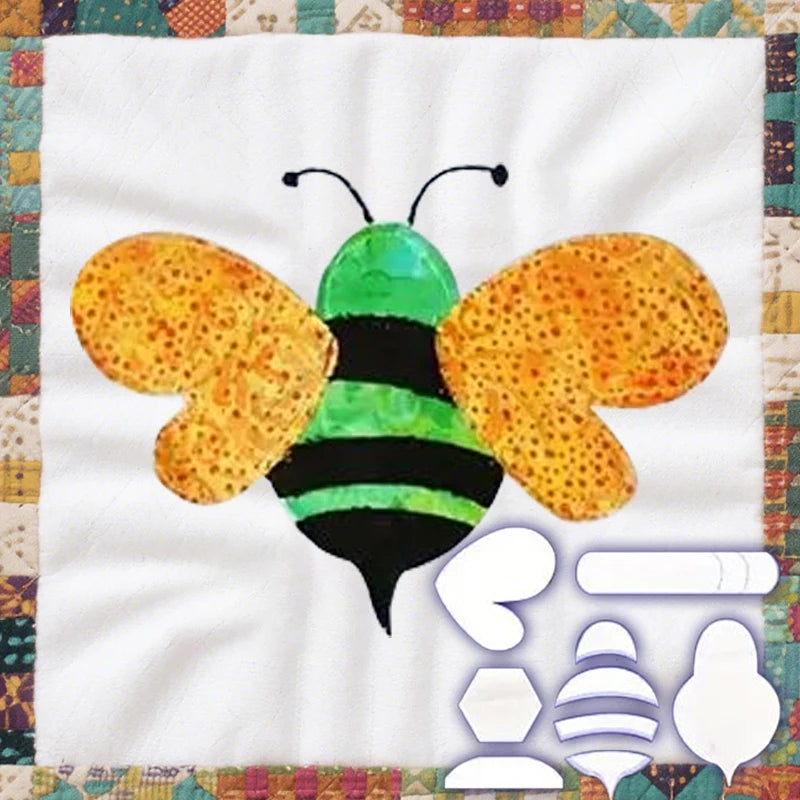 StitchBee – Acrylic Quilting Template Set