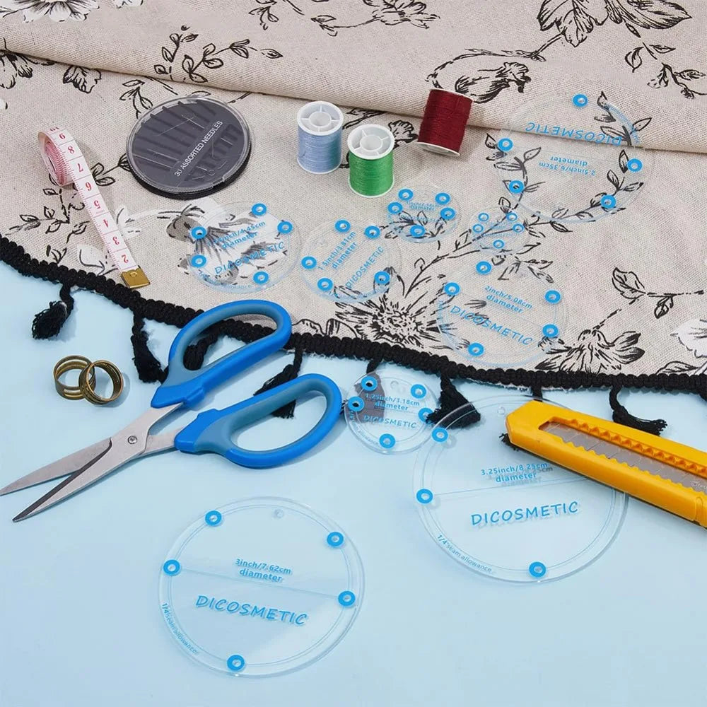 QuiltRound – Circle Quilting Template Set