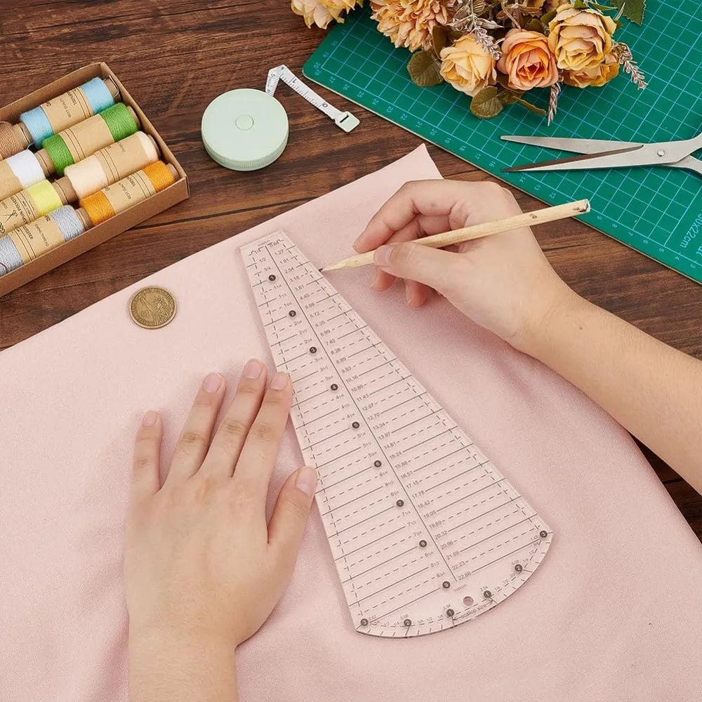 PetalQuilt – Dresden Plate Quilting Template