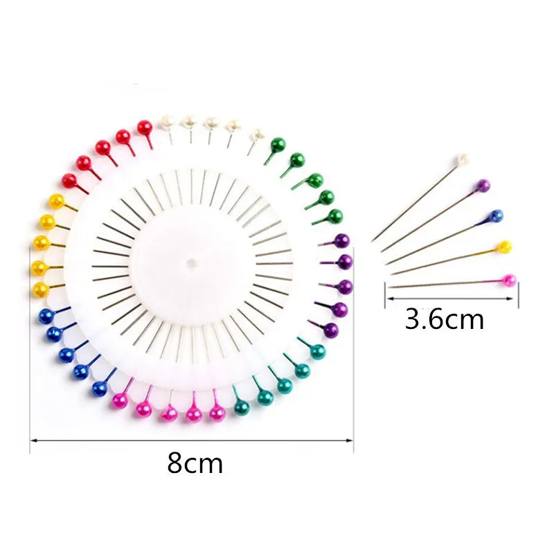 PearlStitch – 480 Pcs Round Head Sewing Pins