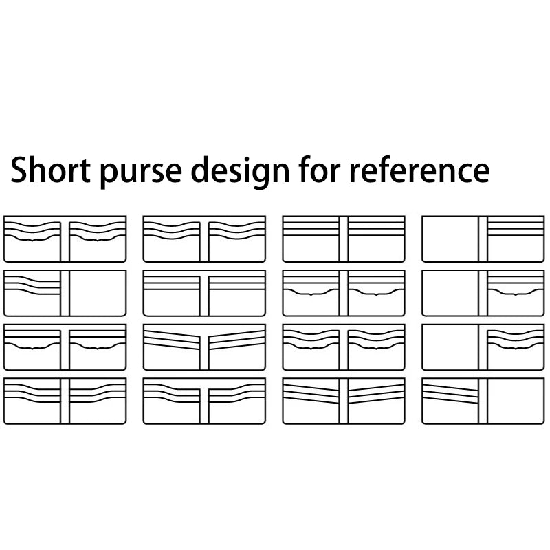 StitchCraft – 13PCS Wallet Pattern Stencil Template Set