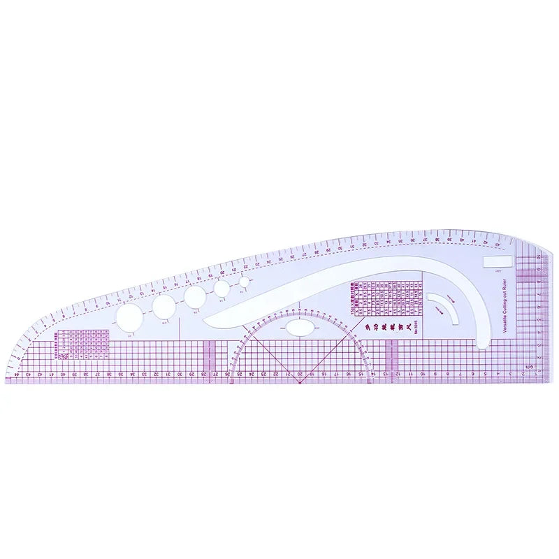 SewLina – Transparent French Curve Ruler Set