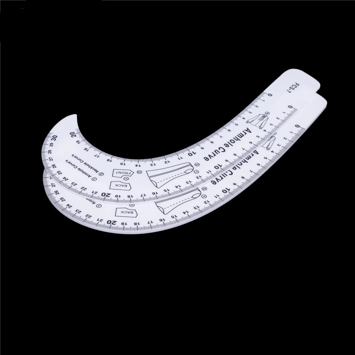 Patterna – 8PCS Acrylic French Curve Ruler Set