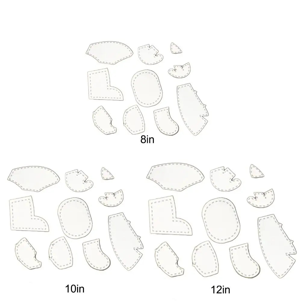 EleQuilt – 8PCS Memory Elephant Acrylic Template Set