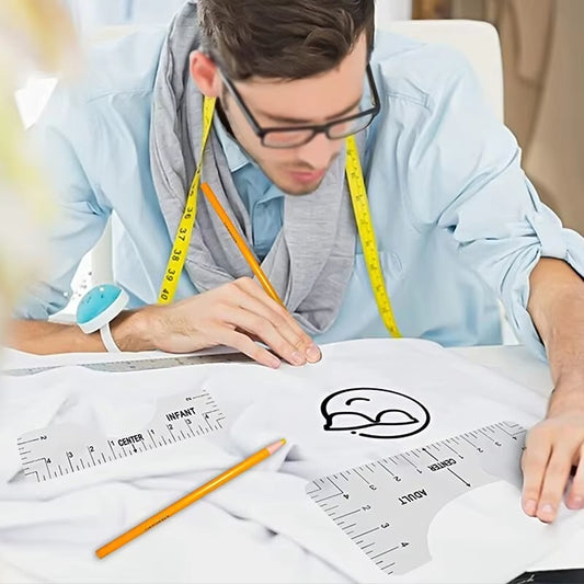 AlignPro – T-Shirt Alignment Ruler Set