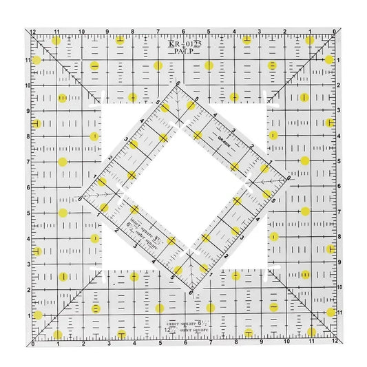 QuiltAlign – Acrylic Square Patchwork Ruler