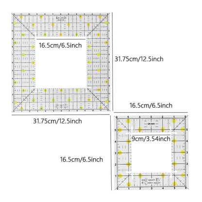 QuiltAlign – Acrylic Square Patchwork Ruler