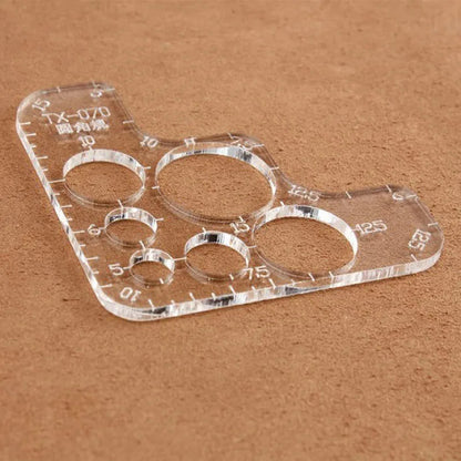 EdgeCurve – Acrylic R-Shaped Corner Cutter Template