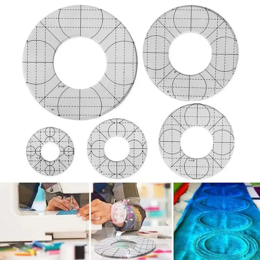 StitchGrid – Acrylic Patchwork Ruler Set