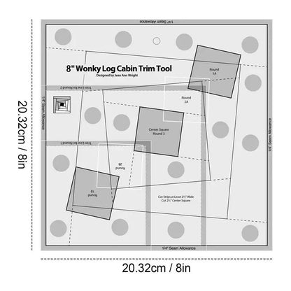 PatchPerfect – Acrylic Quilting Template Ruler