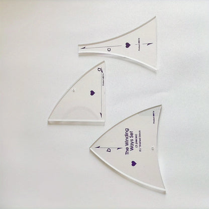 MeasureMate – 3-Piece Quilting Template Set