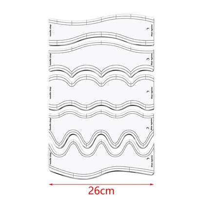 StitchCurve – 5pcs Quilting Ruler Set