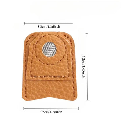ThimbleGuard – Leather Finger Protector for Sewing