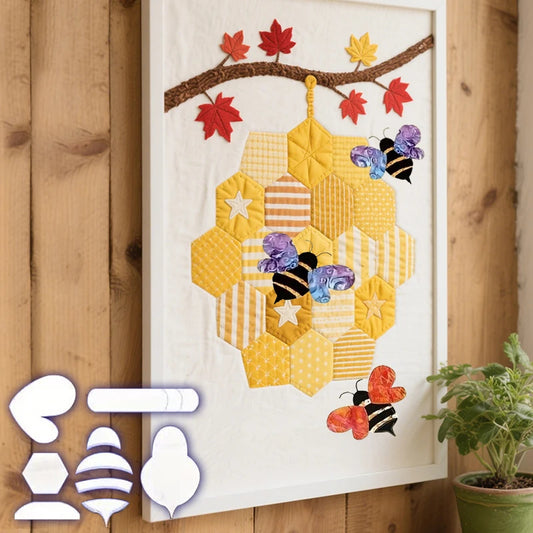 StitchBee – Acrylic Quilting Template Set