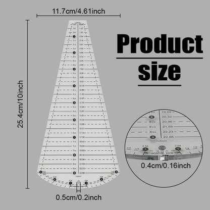 PetalQuilt – Dresden Plate Quilting Template