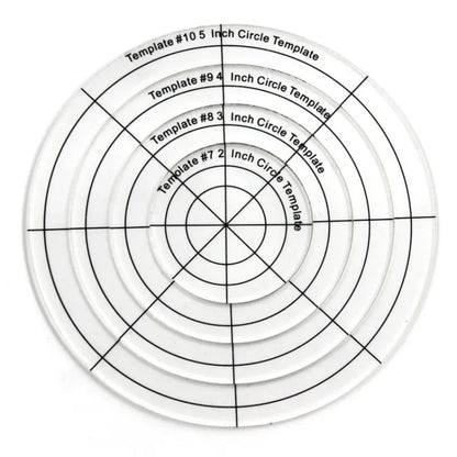 Quiltoria – 10PCS Acrylic Quilting Template Set