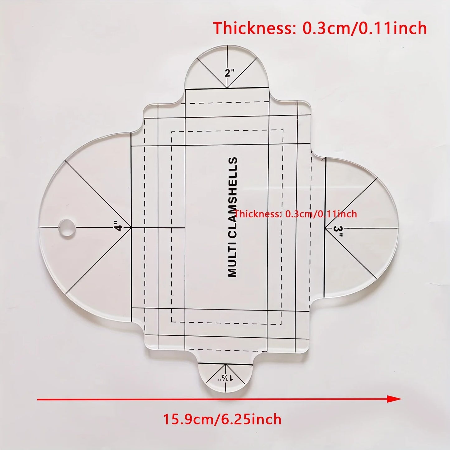 SewVana – Acrylic Quilting and Patchwork Ruler