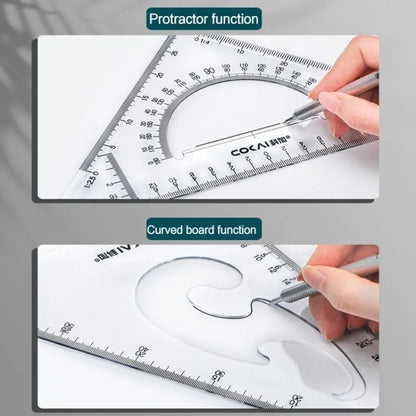 GeoMaster – 2 Piece Triangle Ruler Set