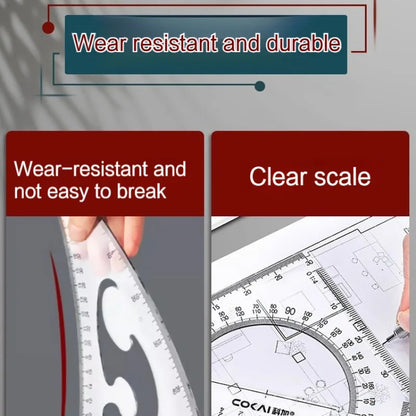 GeoMaster – 2 Piece Triangle Ruler Set