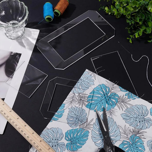 SewFrame – Clear Acrylic Quilting Template Set