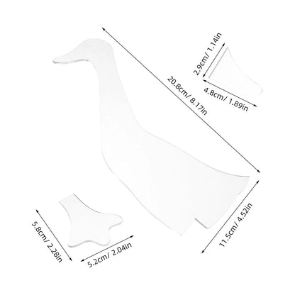 QuackCraft – 3-Piece Duck Patchwork Template Set