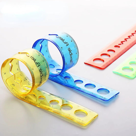Measura – 2pcs Multicolor Flexible Soft Ruler Set