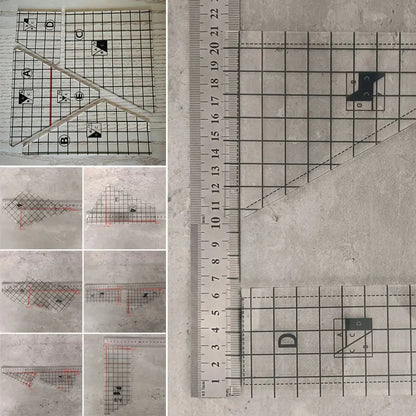Sewlume – Acrylic Quilting & Patchwork Ruler Set