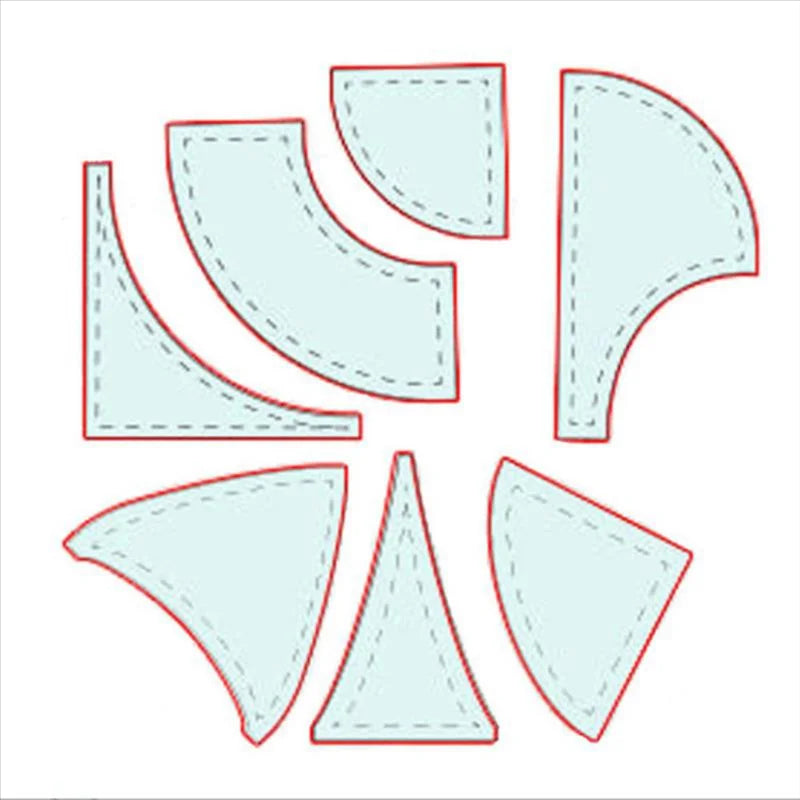 Quiltara – 7PCS Table Flag Quilting Ruler Set